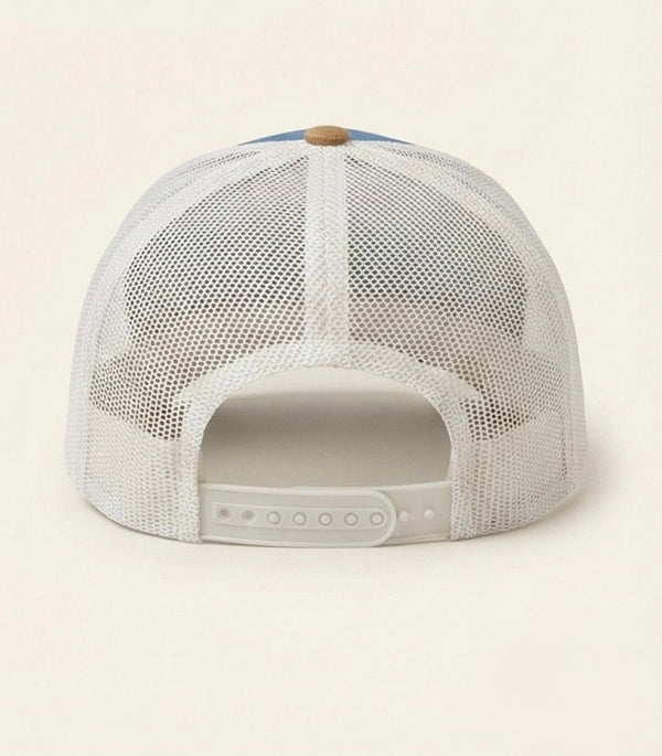 Blue and Camal Believe Trucker