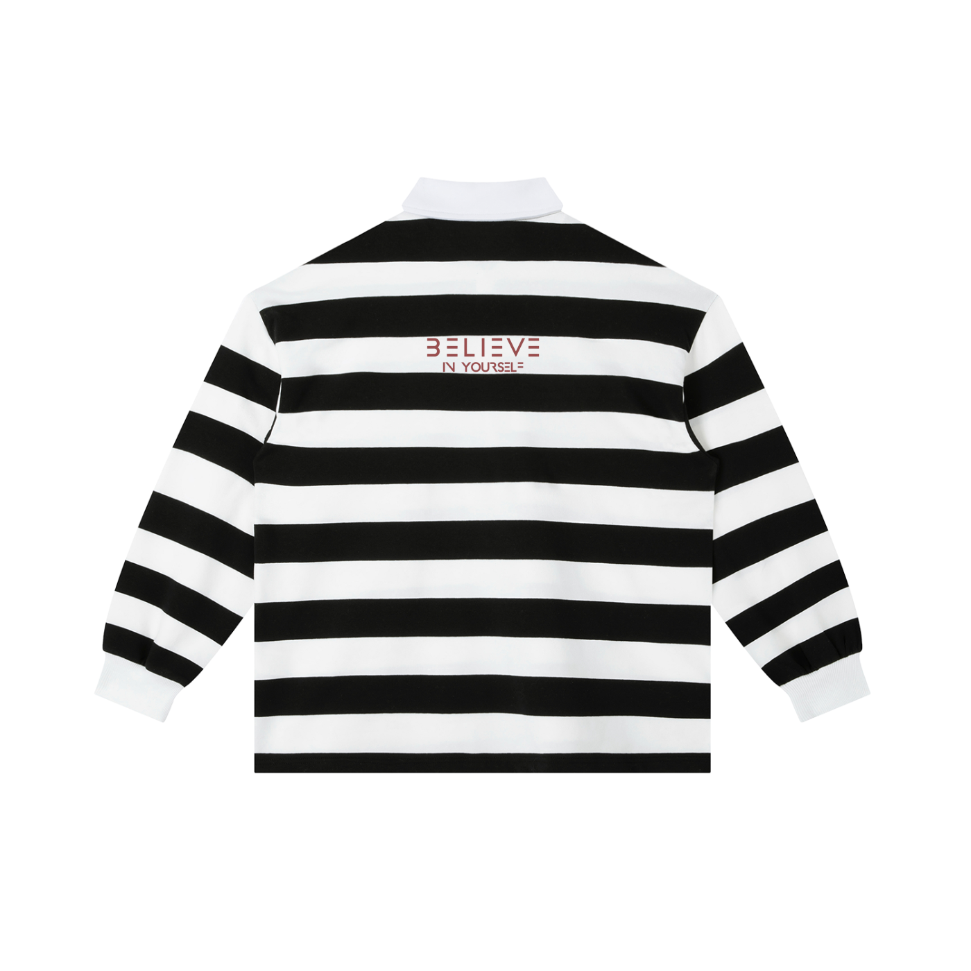 Color Block Stripe Polo Shirt