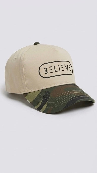 Believe Camo Brim Snapback