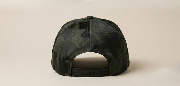 Believe Camo Satin & Suede Hat