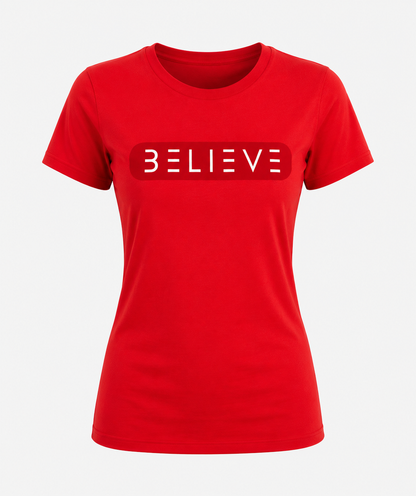 Red Believe T-shirt