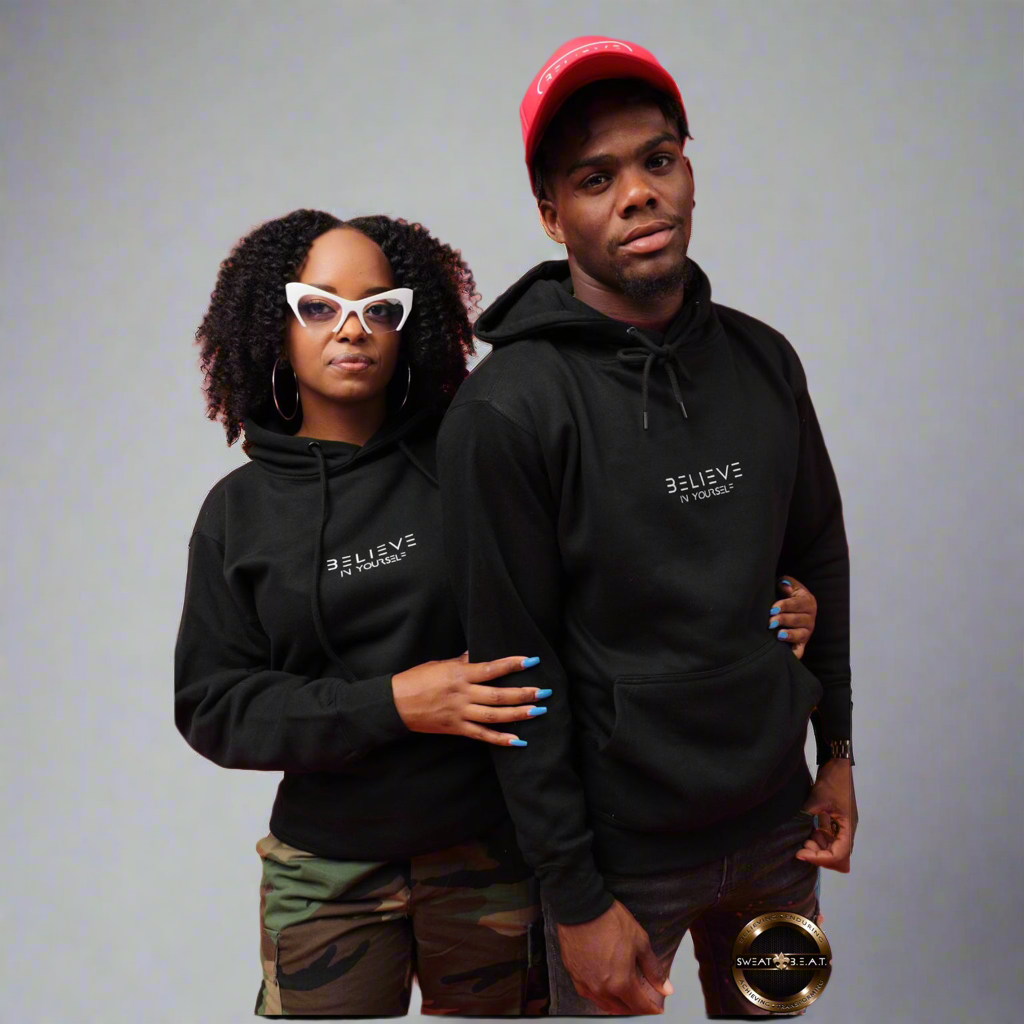 Black Word Search Hoodie