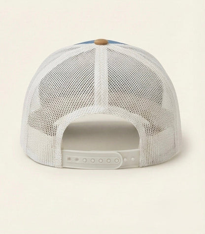 Blue and Camal Believe Trucker