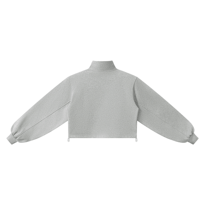 Women’s Mock-Neck Quarter-Zip Sweatshirt