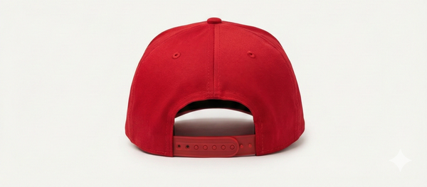 Believe Rope Snapback Hat – Red & White
