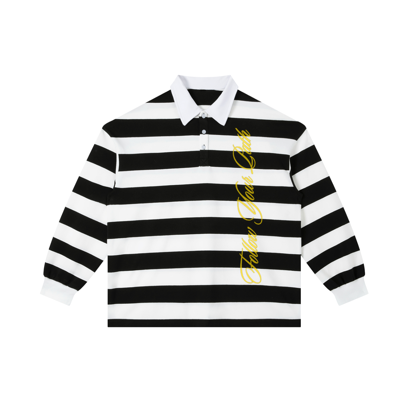 Color Block Stripe Polo Shirt