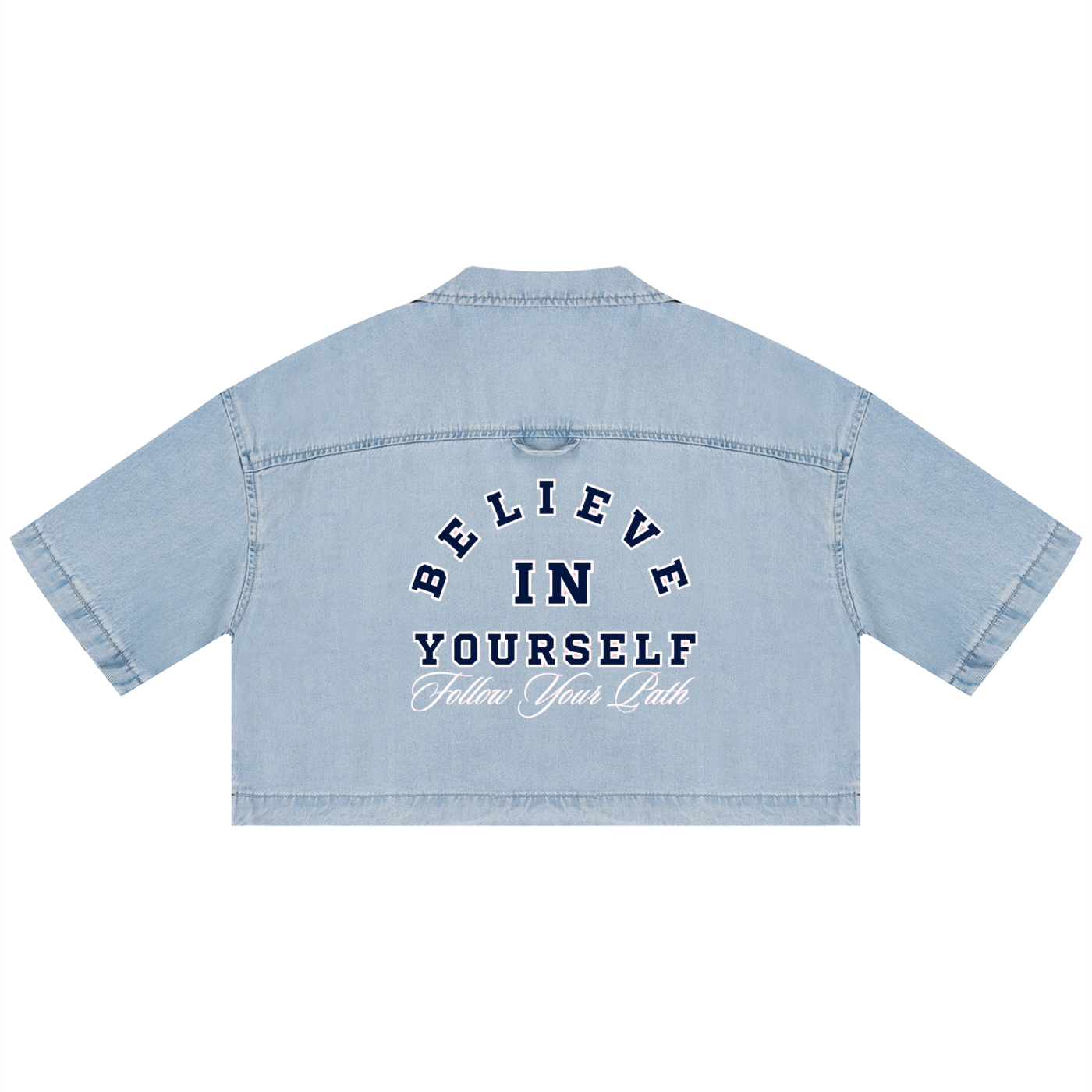 Women's Vintage Wash Boxy Cropped Shirt