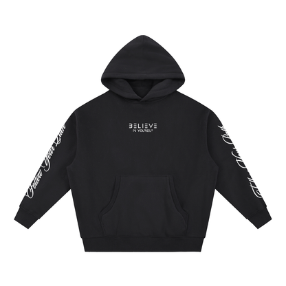 Essential Oversized Boxy Fit Fleece Hoodie