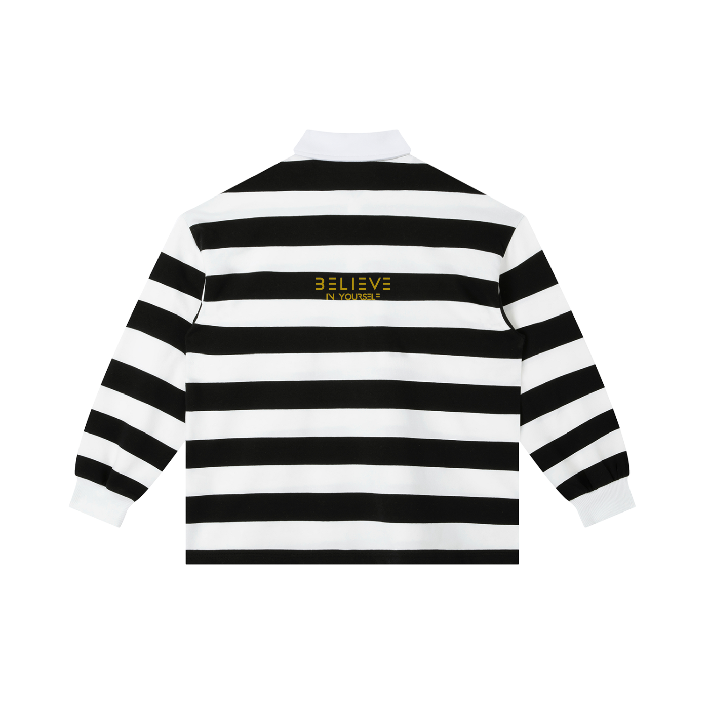 Color Block Stripe Polo Shirt