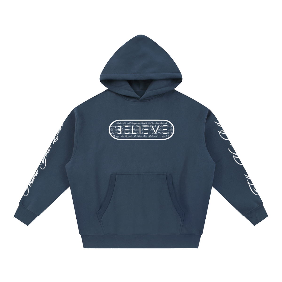 Essential Oversized Boxy Fit Fleece Hoodie
