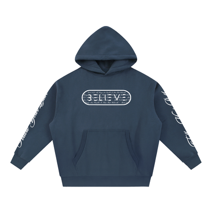Essential Oversized Boxy Fit Fleece Hoodie