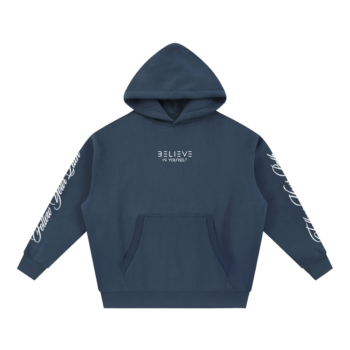Essential Oversized Boxy Fit Fleece Hoodie
