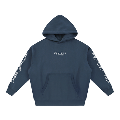 Essential Oversized Boxy Fit Fleece Hoodie