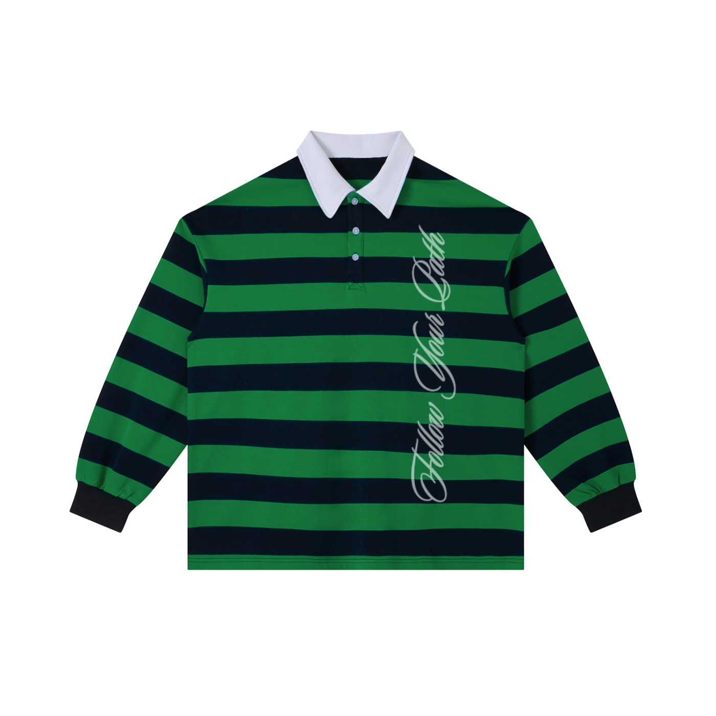 Color Block Stripe Polo Shirt