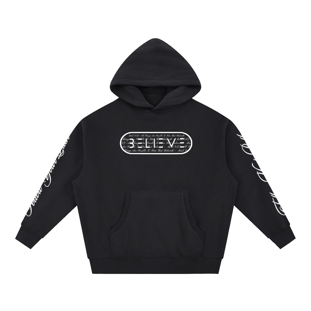 Essential Oversized Boxy Fit Fleece Hoodie