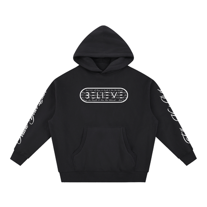 Essential Oversized Boxy Fit Fleece Hoodie