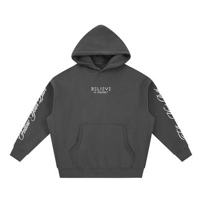 Essential Oversized Boxy Fit Fleece Hoodie