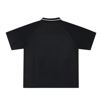 Striped V-Neck Soccer Jersey