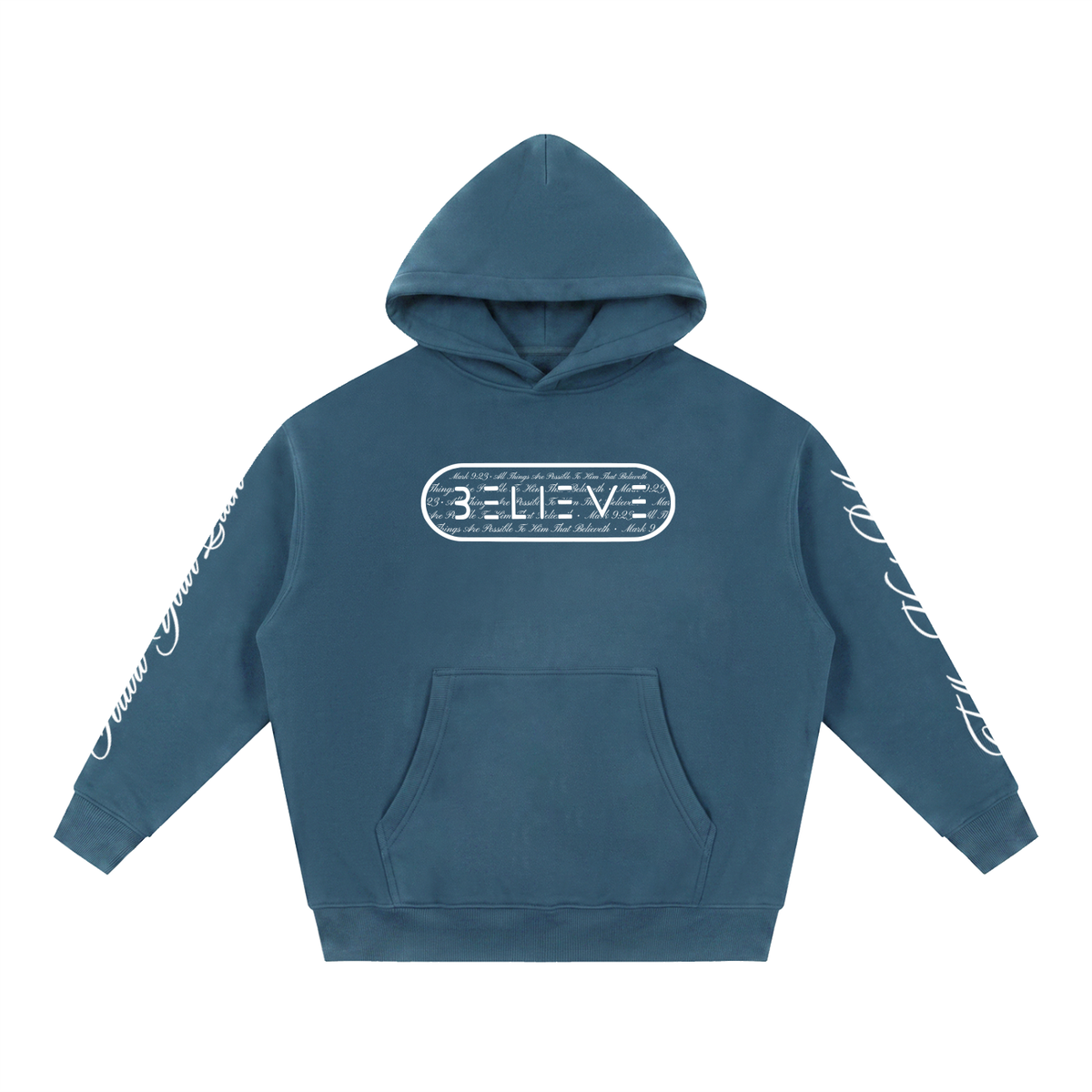 Essential Oversized Boxy Fit Fleece Hoodie