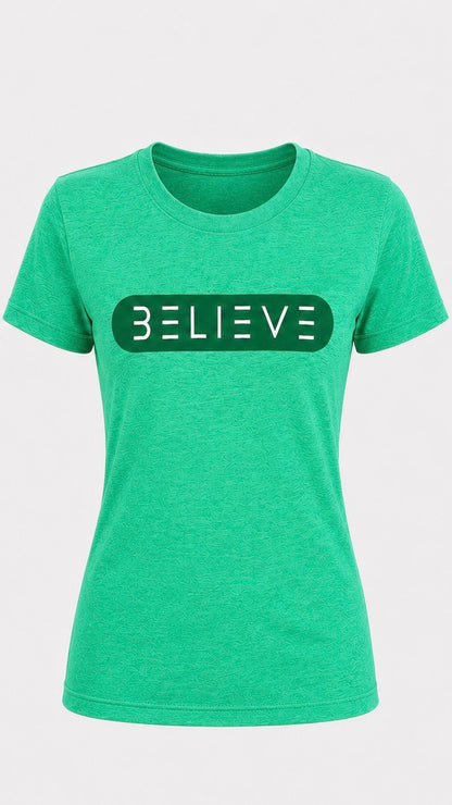 BELIEVE Classic Tee – Green