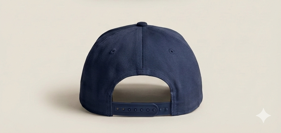 Believe Snapback Hat – Navy & Tan