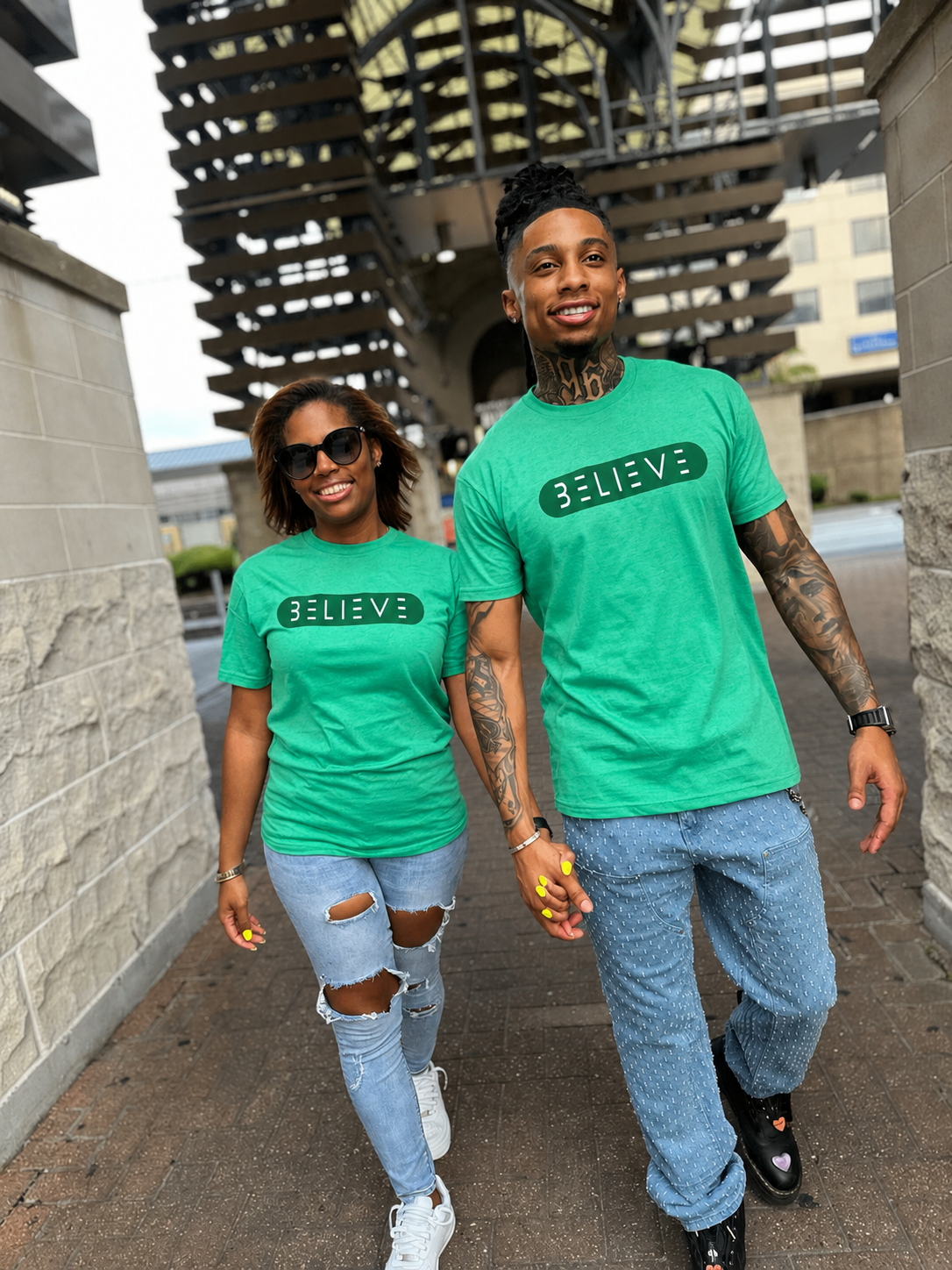 BELIEVE Classic Tee – Green