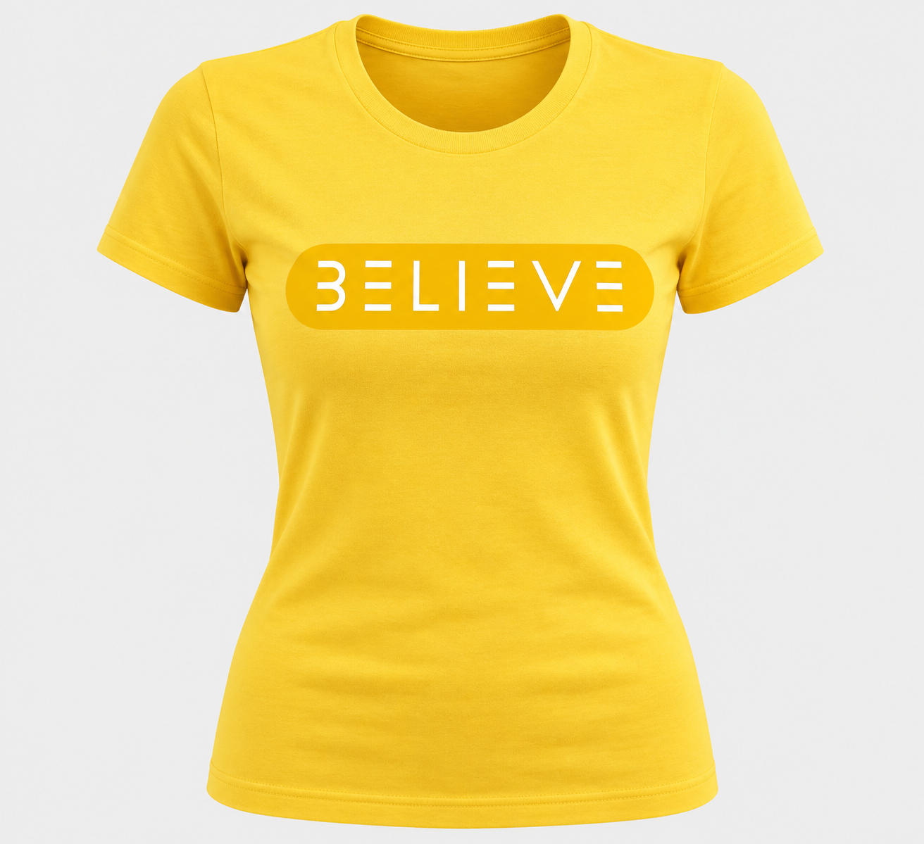 BELIEVE Yellow T-Shirt