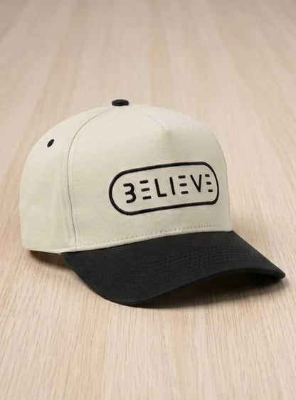 BELIEVE Signature BLACK & TAN Two-Tone Snapback Hat