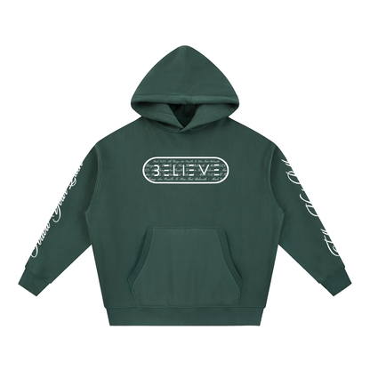 Essential Oversized Boxy Fit Fleece Hoodie