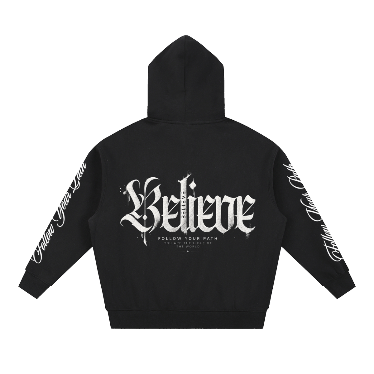 Essential Oversized Boxy Fit Fleece Hoodie